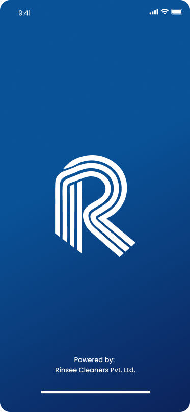 Rinsee Cleaners mobile app screenshot